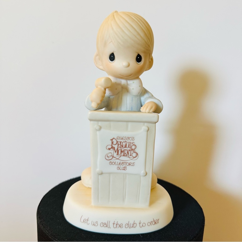 Precious Moments Let us call the club to order 1982 E-0103